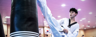 Sacs de frappe et accessoires d'entraînement de Taekwondo Adidas