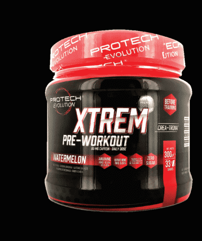 Xtrem Pre Workout 300g - 0% sucre - CITRON-1