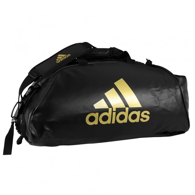 Sac de sport d'entrainement combat adidas 2 en 1 Noir/Or – Daisho