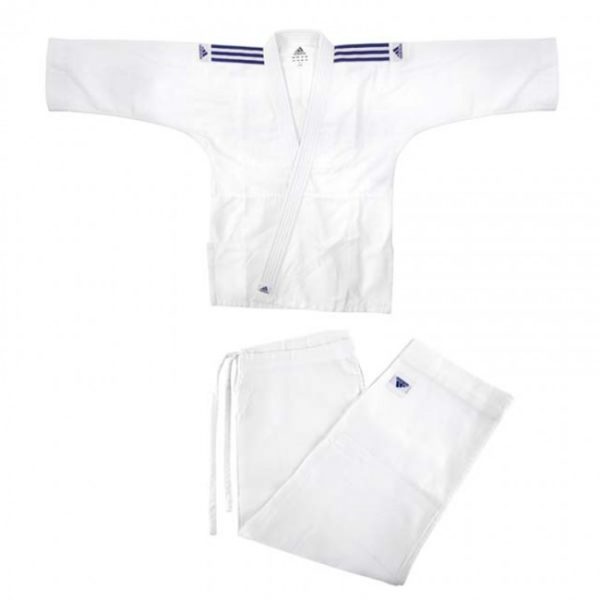 Judogi adidas J200 Evolution Blanc/Bleu-2