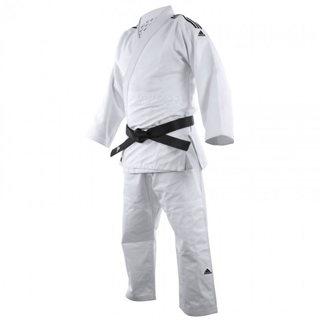 Judogi Adidas J690 Quest Blanc/Noir-1