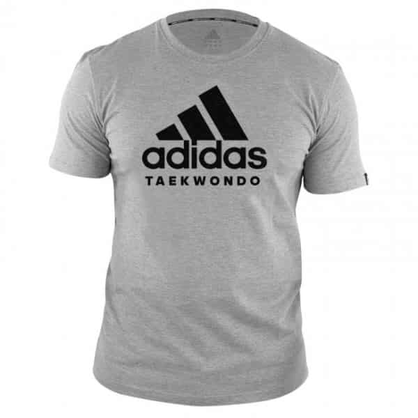 adidas T-Shirt TaekWondo Community Gris/Noir-1