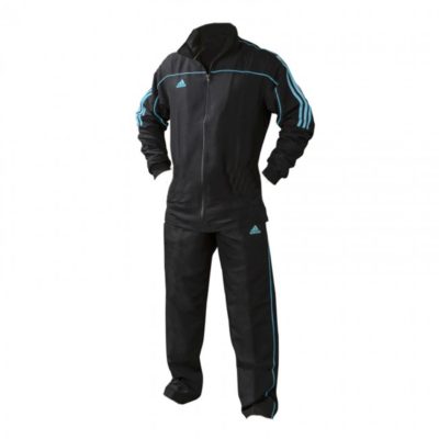 Pantalon de training adidas Team Track Noir/Bleu-1