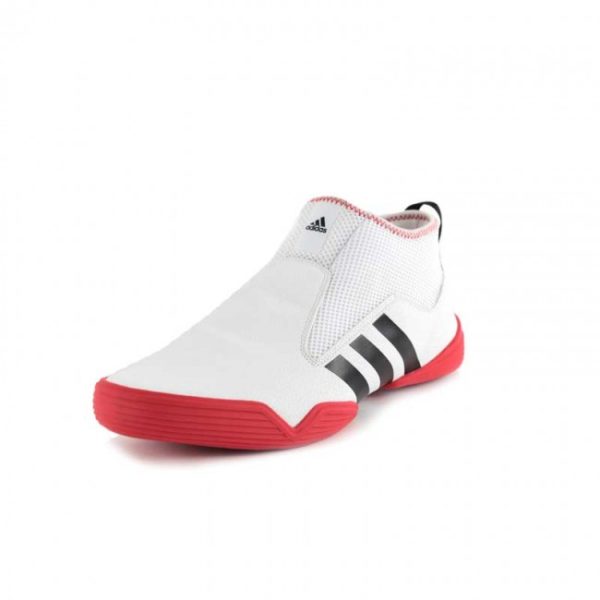 Chaussures de Taekwondo adidas The Conetant Blanc/Rouge-1
