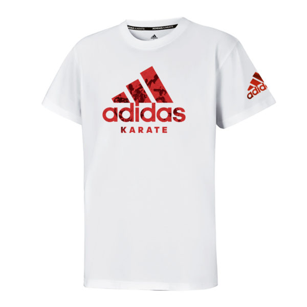 T-Shirt Community Adidas Blanc/Rouge Kids-1