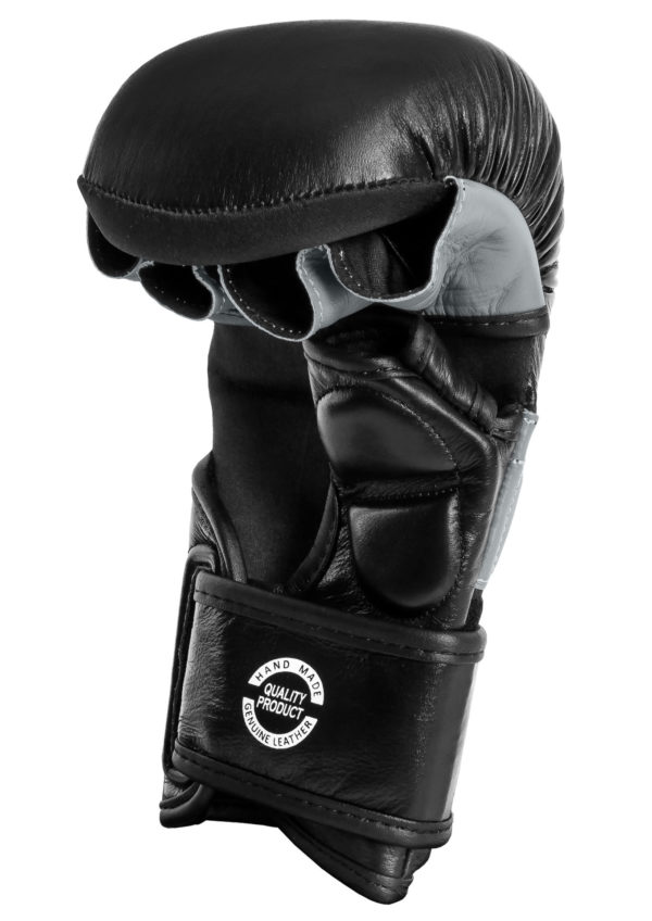 DAX PRO LINE MMA SPARRING GLOVES NEGRO Y GRIS-1
