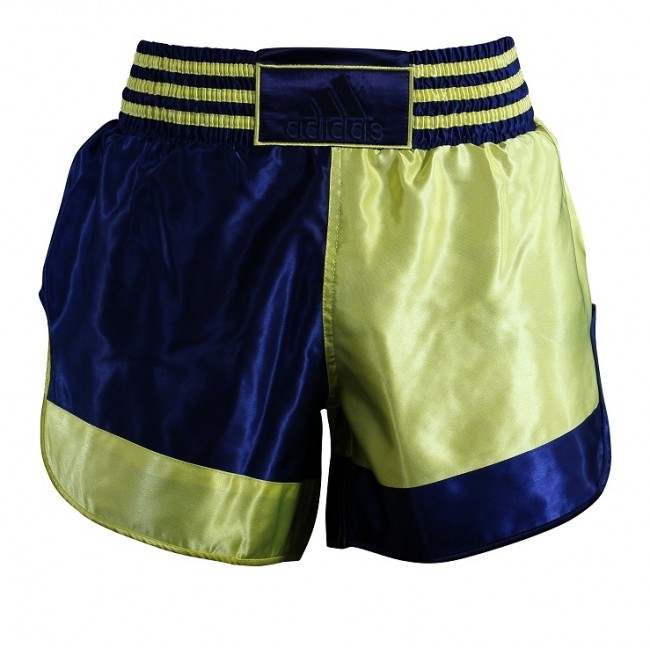 Short adidas Thai et Kickboxing Jaune/Bleu-1