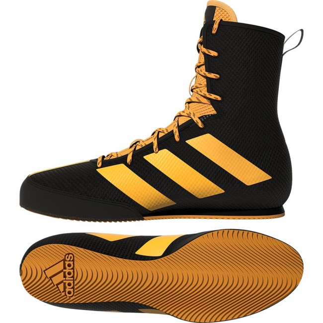 Chaussures de boxe adidas Box-Hog 3 Noir/Or-1