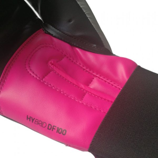 Gants de boxe adidas Dynamic Fit (Kick) Noir/Rose RoseBoxing 12oz-3