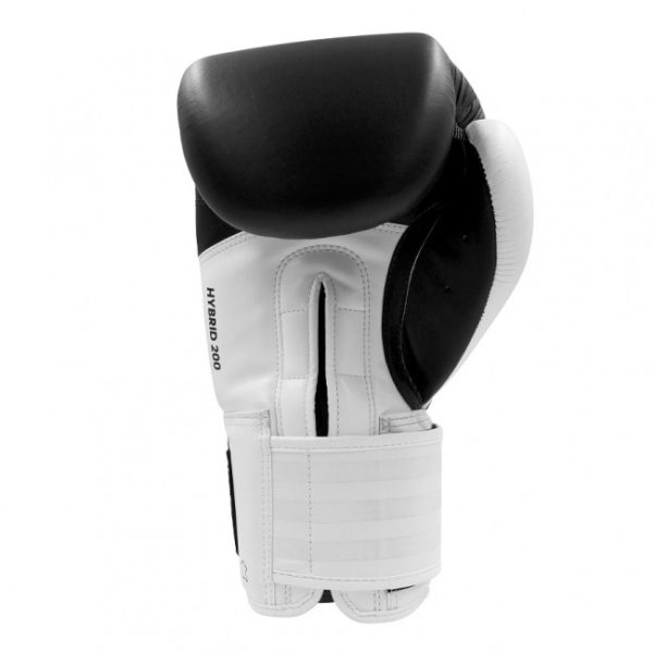 Gants de boxe adidas Hybrid 200 (Kick) Noir/Blanc-3
