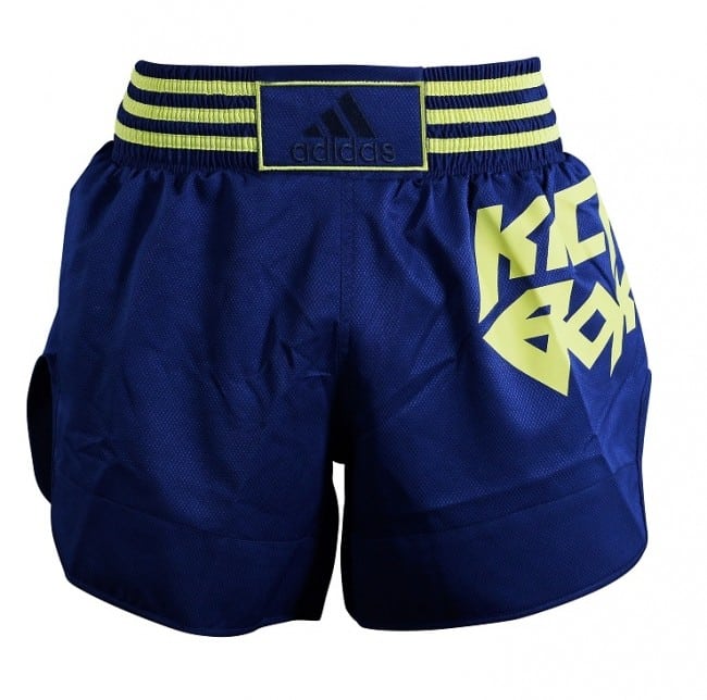 Short adidas Thai et Kickboxing Micro Diamond Jaune/Bleu-1