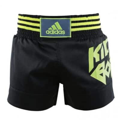 Short de Kickboxing adidas SKB02 Noir/Jaune-1