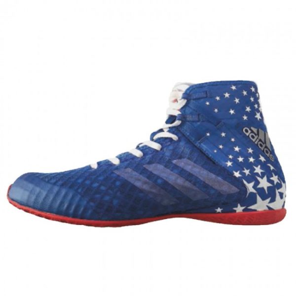 Chaussures de boxe adidas Speedex 16.1 Patriot édition limitée bleu-1