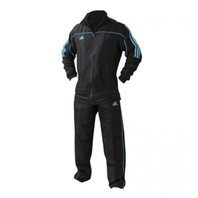 Veste d'entraînement adidas Team Track Noir/Bleu-1