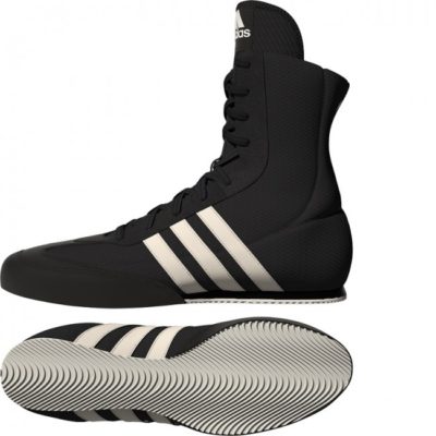 Chaussures de boxe adidas Box-Hog 2.0 Noir/Blanc-1