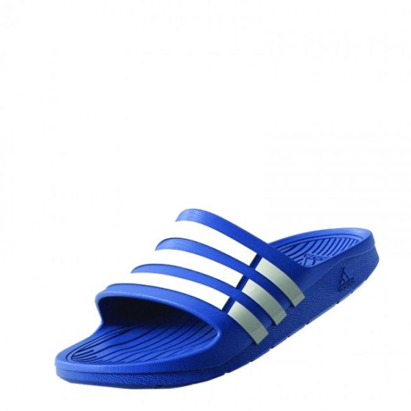 adidas Chaussons Duramo Slide Junior Bleu-3