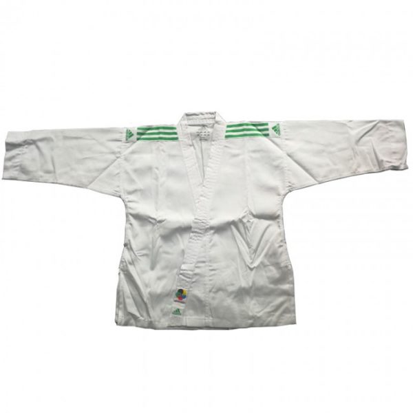 Karategi adidas K200 enfant Blanc/Vert-2