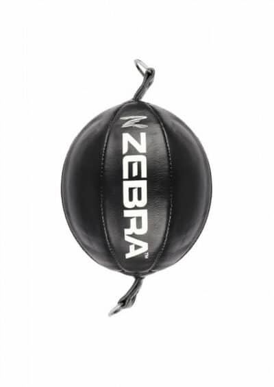 Ballon de frappe double ZEBRA PRO en cuir-1