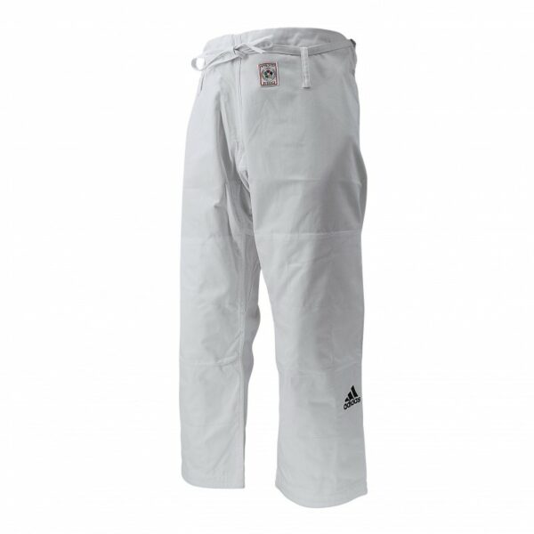 Pantalon de Judo & Jiu-Jitsu adidas blanc-1