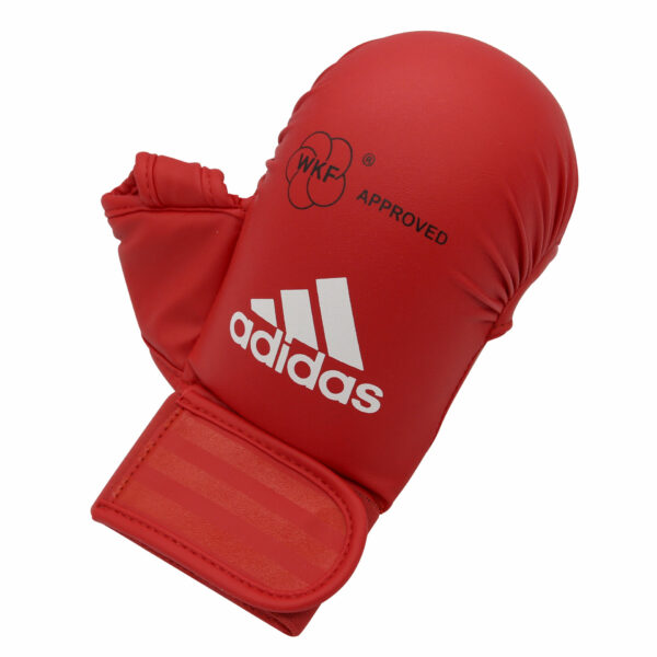 Gants de Karate Adidas avec pouce - Rouge-1