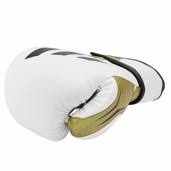 Gants de boxe adidas SPEED TILT 350V Pro TRaining Blanc/Or-10