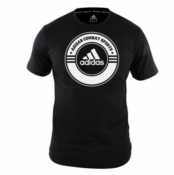 adidas T-Shirt Combat Sports Noir/Blanc-1