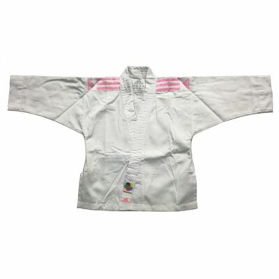 Karategi adidas K200 Enfant Blanc/Rose-1