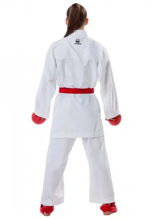 Kimono De Karaté Poids Moyen - Taille 170 Cm, 65% Polyester/35% Coton, Ceinture Blanche Incluse