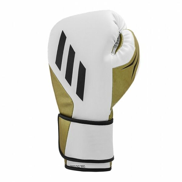 adidas SPEED TILT 350V Pro TRaining Boxing Gloves White/Gold-1