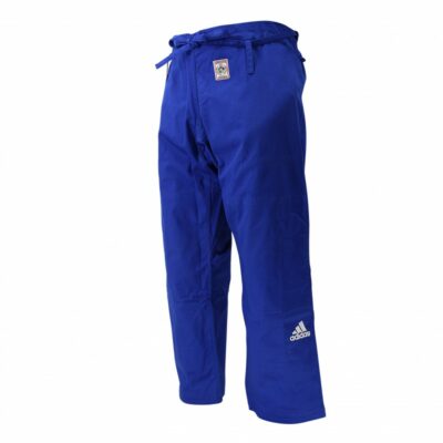 Pantalon de Judo & Jiu-Jitsu adidas bleu-1