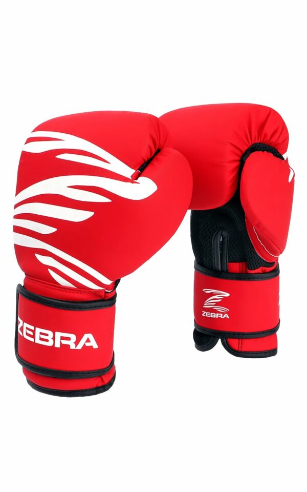 Gants de boxe ZEBRA FITNESS Rouge-2
