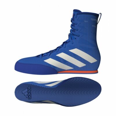 Chaussures de boxe adidas Box-Hog 4 Bleu/Blanc-1