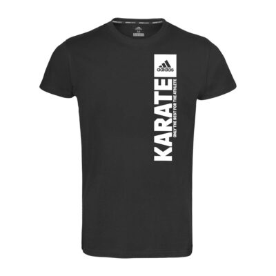 T-Shirt Community Adidas Karate vertical Noir-1