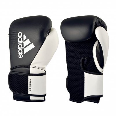 adidas Hybrid 150 boxing gloves black/white-1