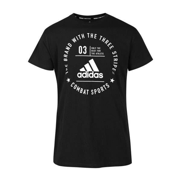 Adidas T-shirt Gemeenschap Zwart/Wit-1