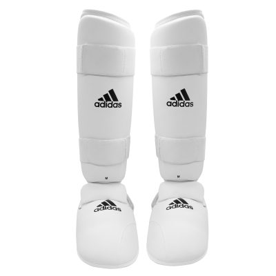 Adidas foot/shin guard - White-1