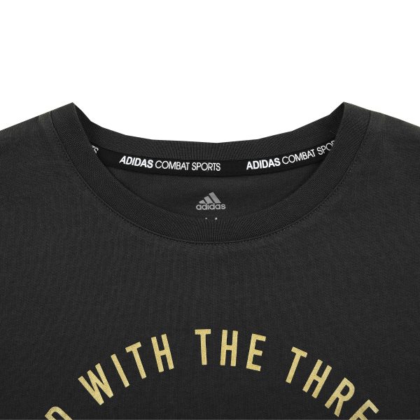 T-Shirt Community Adidas Noir/Or-2