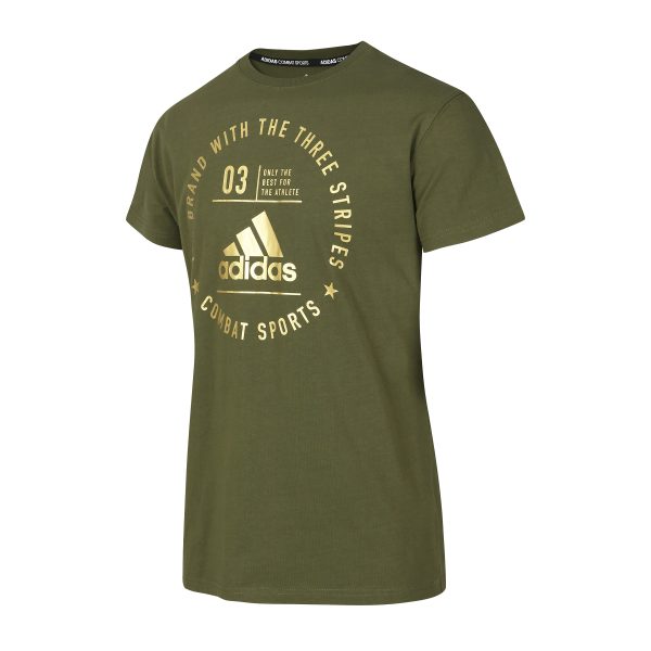 Community Adidas Olijf/Goud Kids-1 T-Shirt