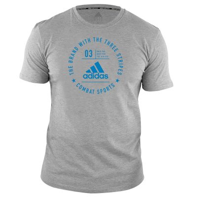 Adidas Gemeenschap T-shirt Grijs/Blauw-1