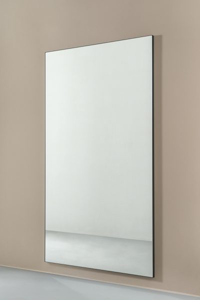Miroir fixe Figaro - cadre Noir-1