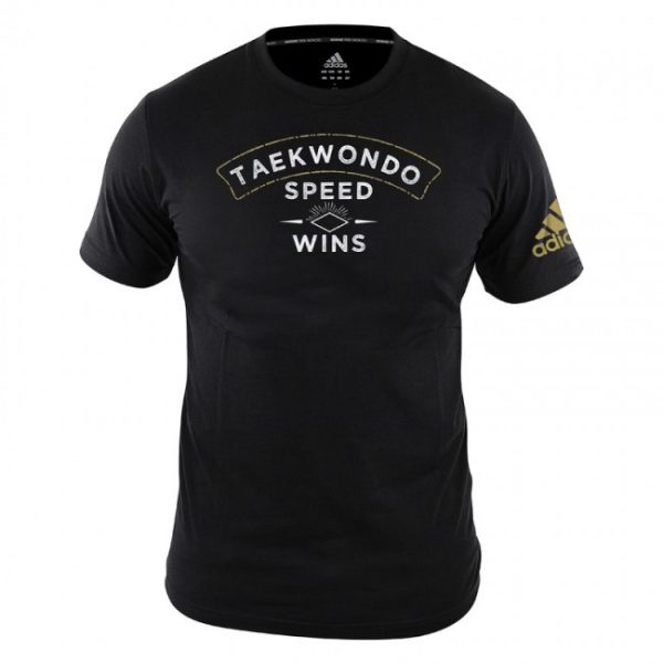 adidas T-Shirt TaekWondo Gemeenschap Zwart-1
