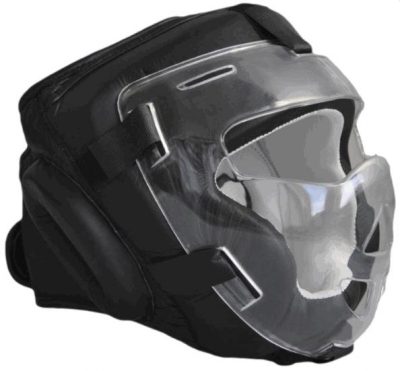 Helmet with visor-1