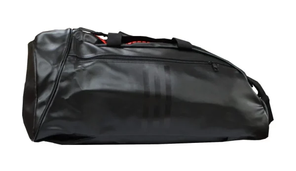 ADIDAS 2 in 1 Sports Bag - Black/Red-4