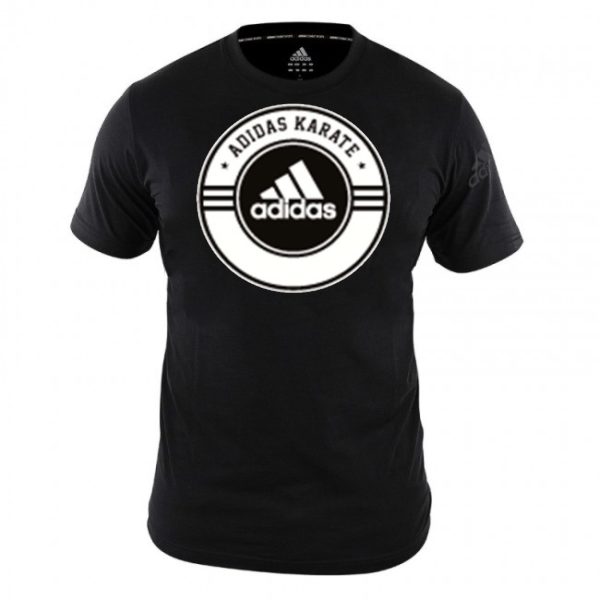 Camiseta Adidas Karate Negro/Blanco-1