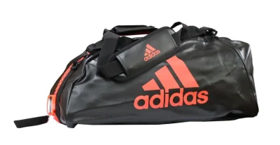 ADIDAS 2 in 1 Sports Bag - Black/Red-5