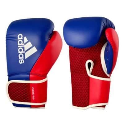 adidas Hybrid 150 boxing gloves blue/red-1