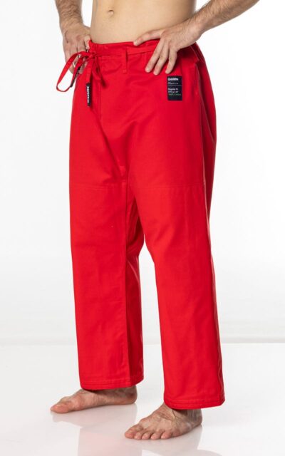 PANTALONES DE JUDO MOSKITO ROJO-1