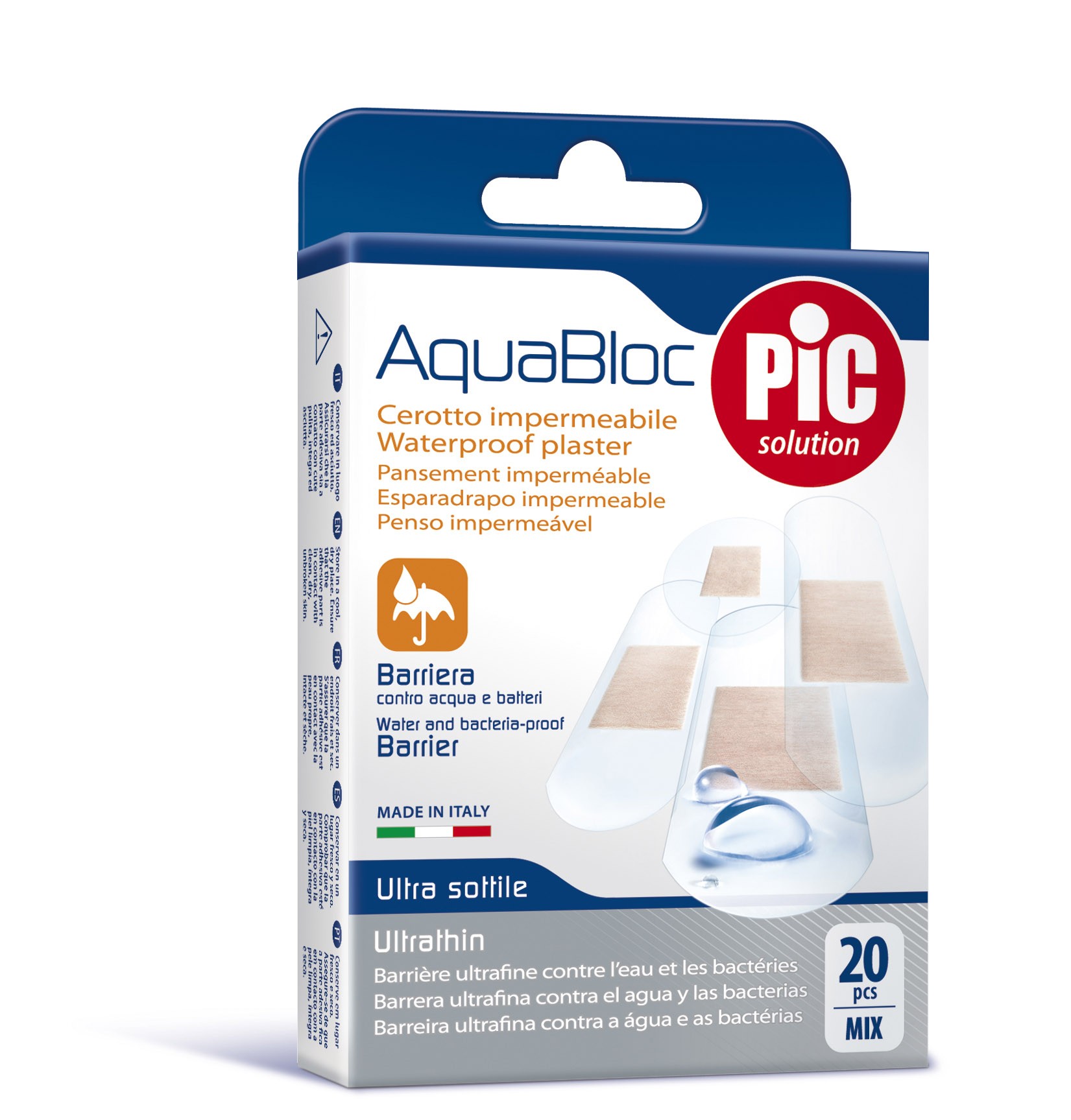 Confezione da 20 medicazioni Aquabloc-1