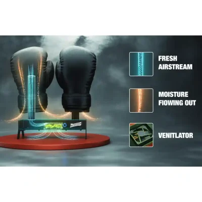 séchoirs multiples pour 20 gants de boxe, montage mural-1