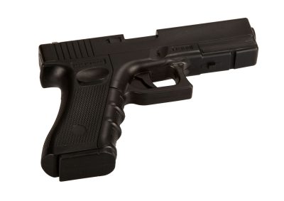 Pistolet en caoutchouc noir-1